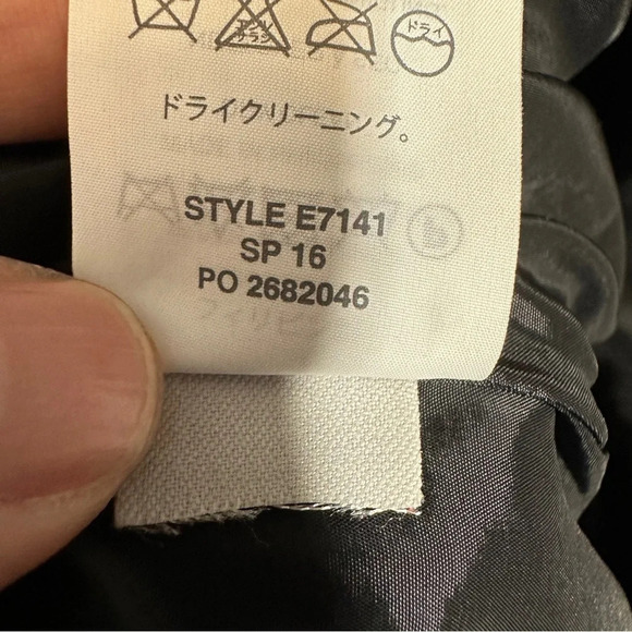 J. Crew black and white graphic skirt, size 8, fully lined, spring, office - Picture 9 of 10